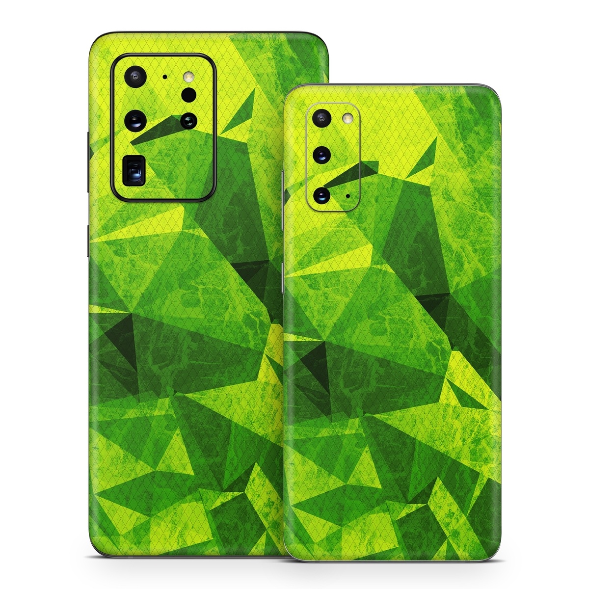 Samsung Galaxy S20 Series Skin design of Green, Pattern, Leaf, Design, Illustration, with green colors