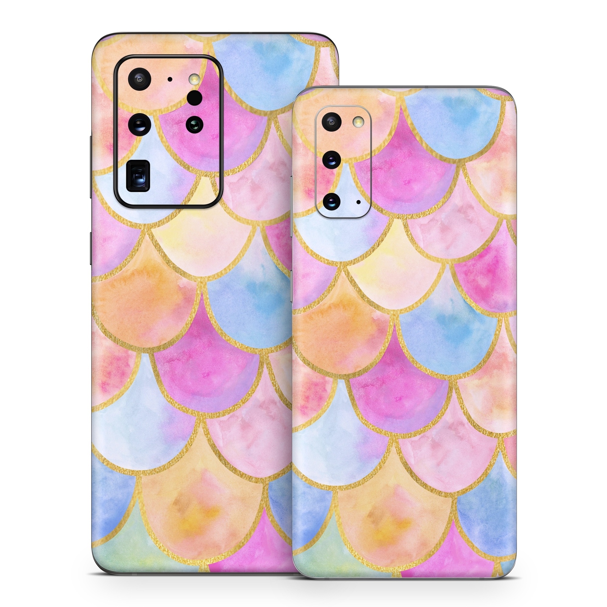 Samsung Galaxy S20 Series Skin design of Colorfulness, Natural material, Pink, Art, Line, Magenta, Red, Creative arts, Circle, Pattern, with pink, purple, blue, orange, yellow, white colors