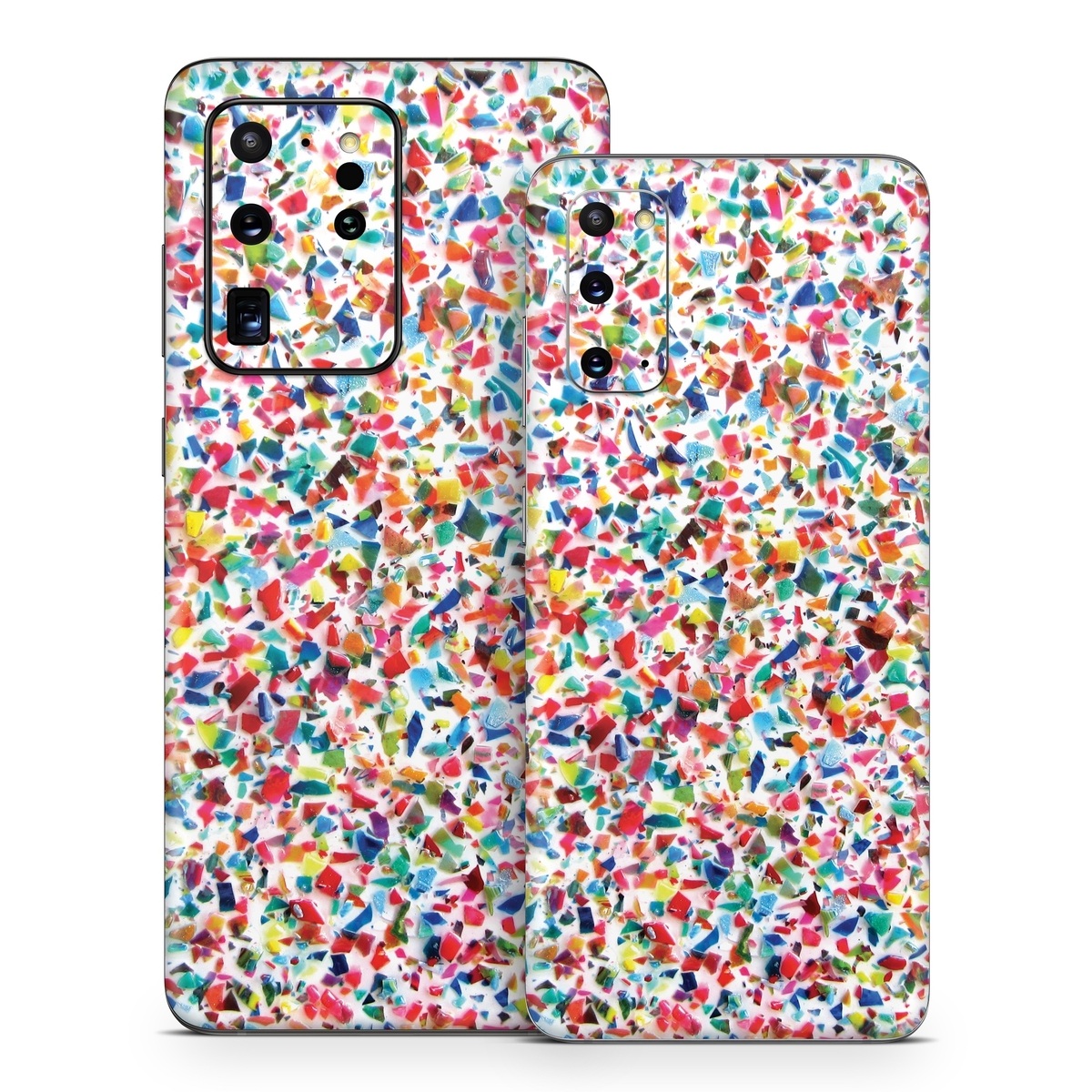 Samsung Galaxy S20 Series Skin design of Pattern, Wrapping paper, with red, orange, pink, blue, green, yellow colors