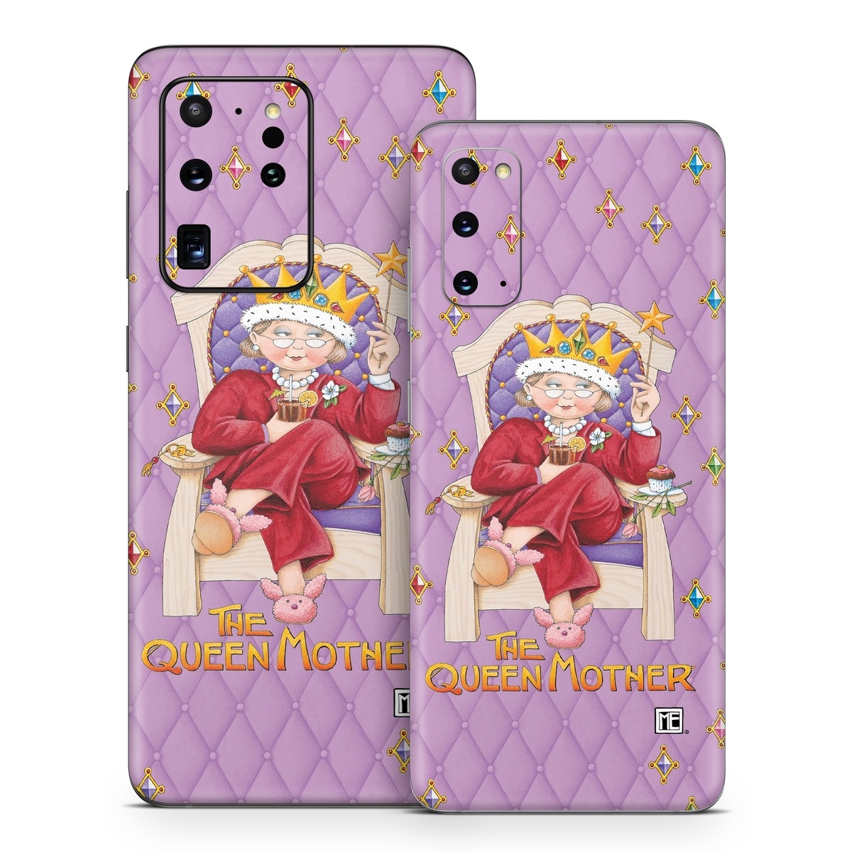 Samsung Galaxy S20 Series Skin design of Illustration, Art, Blessing, with gray, red, green, pink, purple, orange colors