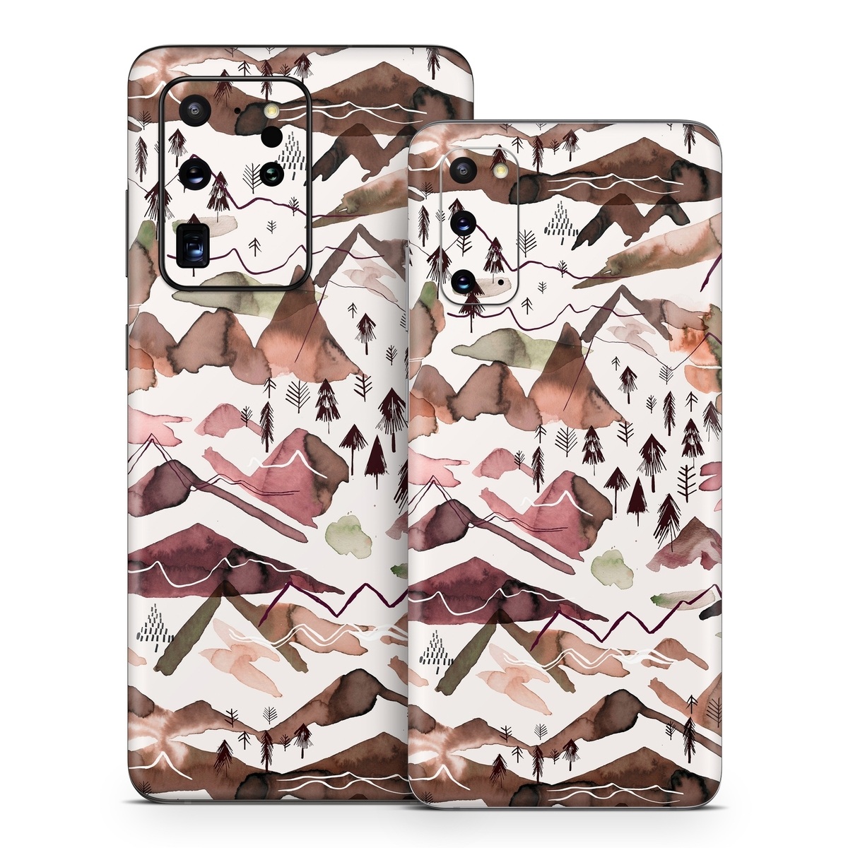 Samsung Galaxy S20 Series Skin design of Pattern, Design, Leaf, Camouflage, Military camouflage, Illustration, Art, with white, red, black, gray colors