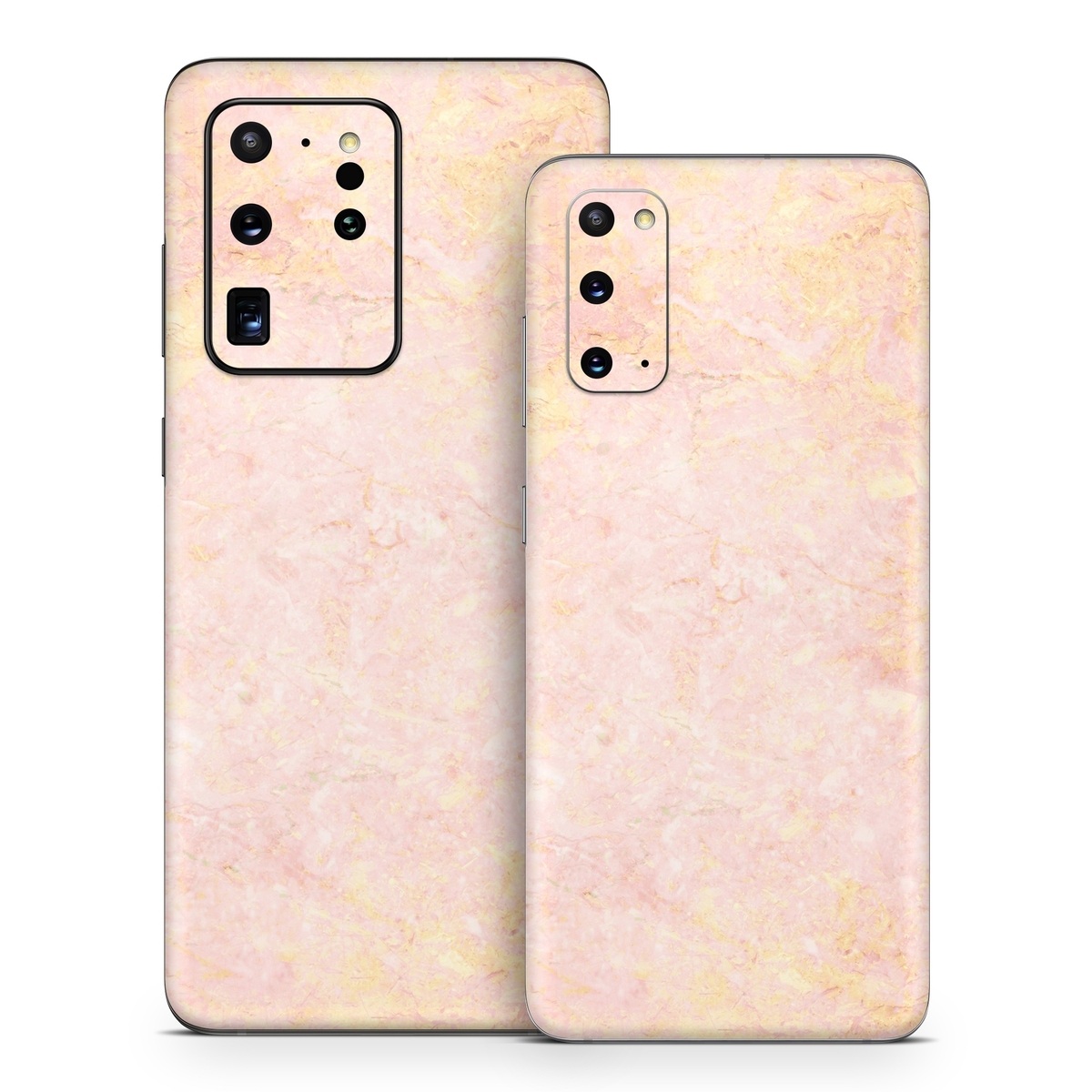 Samsung Galaxy S20 Series Skin design of Pink, Peach, Wallpaper, Pattern, with pink, yellow, orange colors