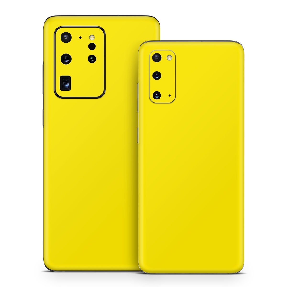 Samsung Galaxy S20 Series Skin design of Green, Yellow, Orange, Text, Font, with yellow colors