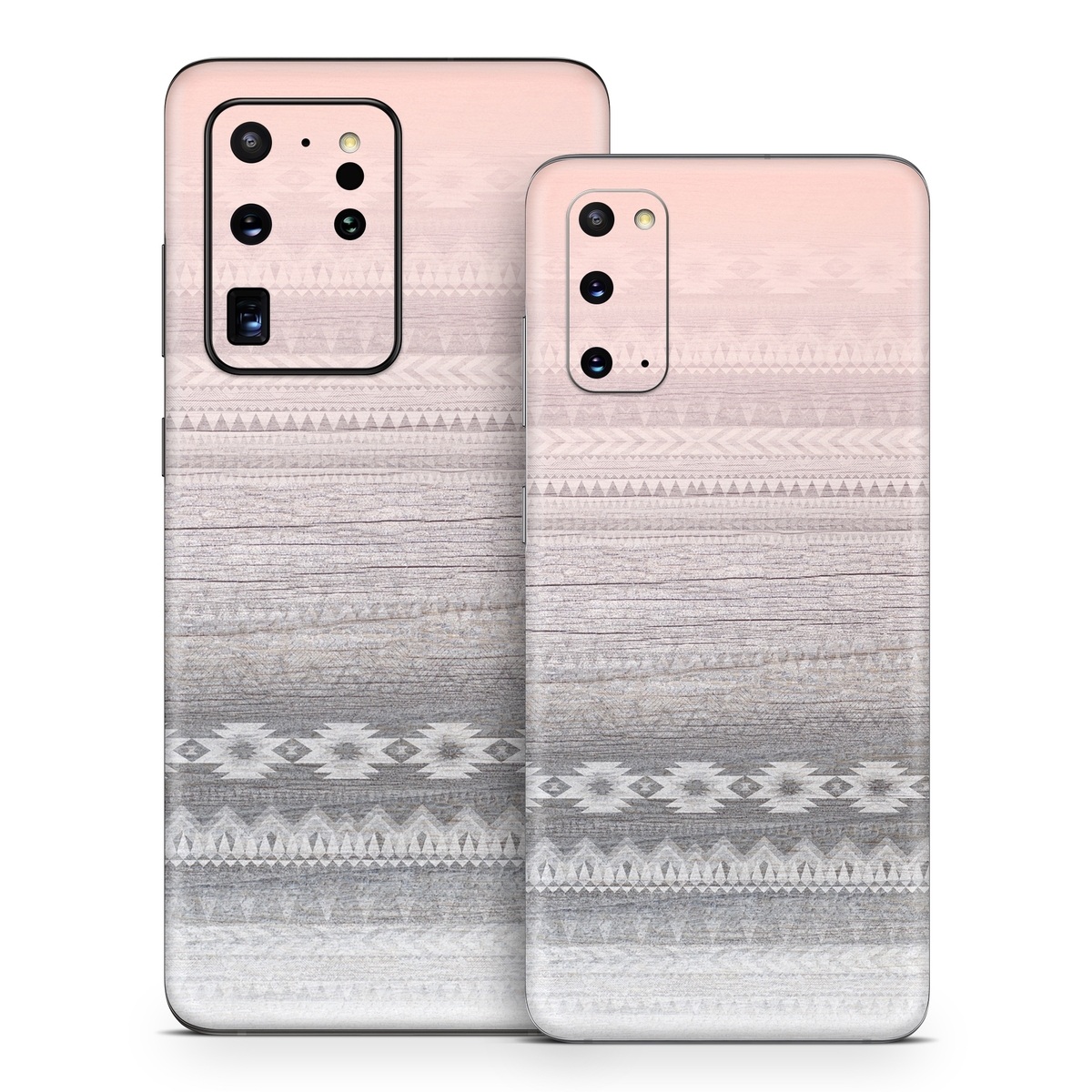 Samsung Galaxy S20 Series Skin design of White, Beige, Textile, Pattern, Lace, Tablecloth, Linen, Linens, with pink, white, gray colors