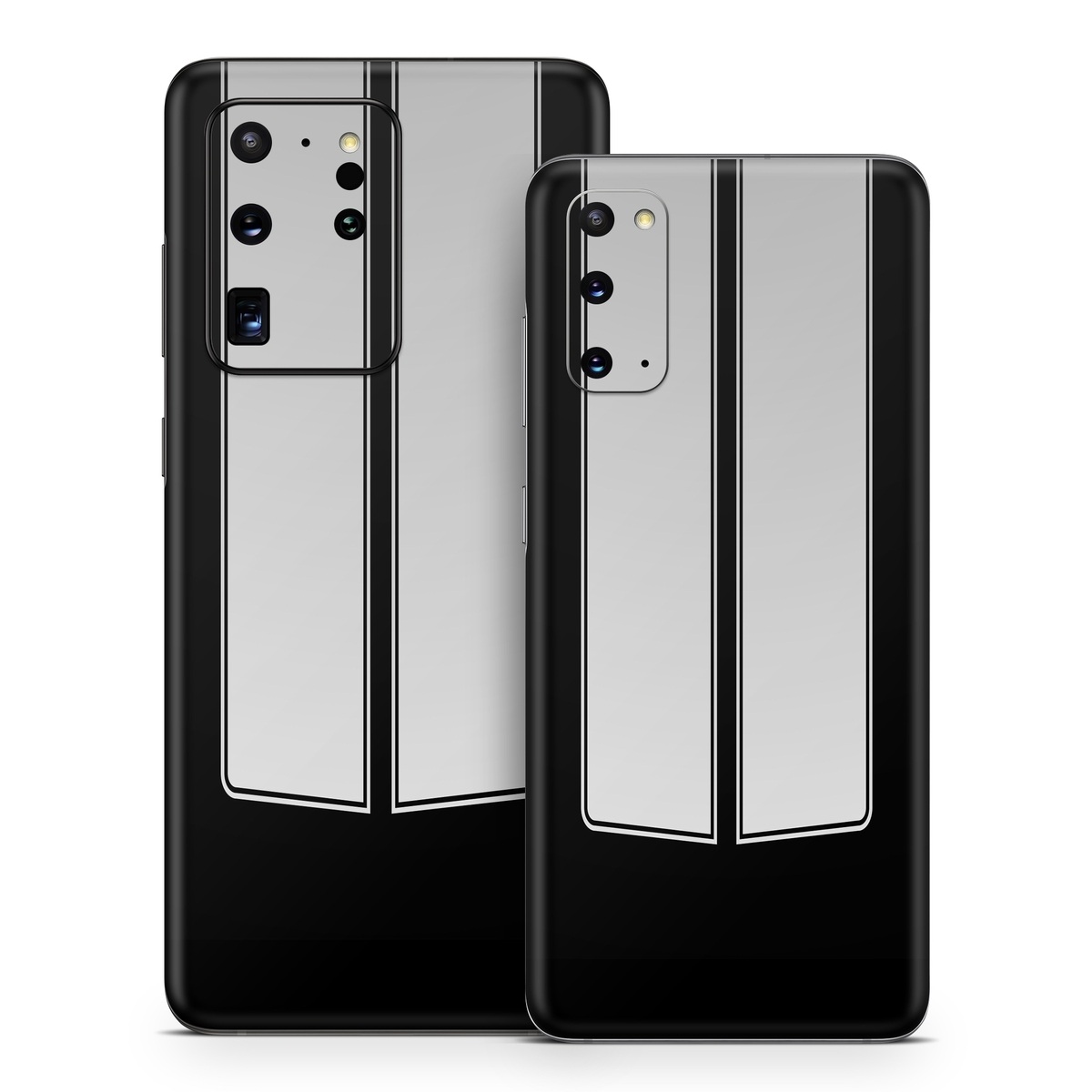 Samsung Galaxy S20 Series Skin design of Font, Architecture, Rectangle, with black, gray colors
