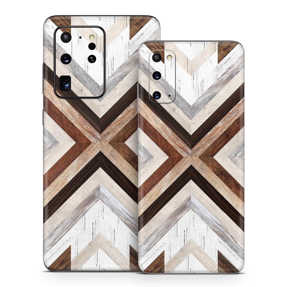 Samsung Galaxy S20 Series Skin design of Architecture, Line, Pattern, Brown, Symmetry, Wood, Design, Building, Facade, Material property, with white, brown, gray colors