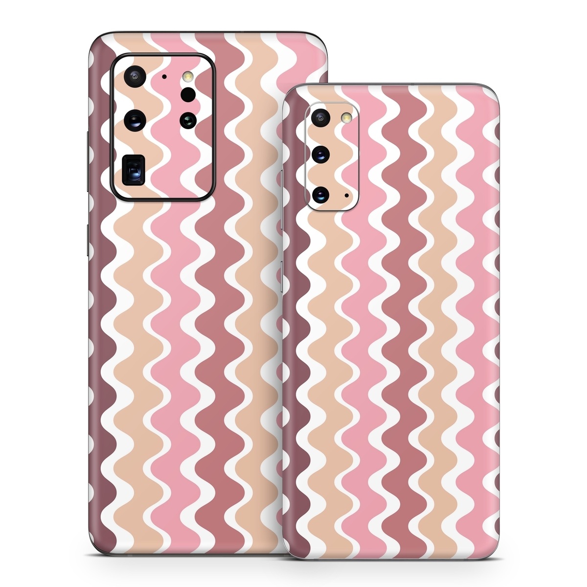 Samsung Galaxy S20 Series Skin design of Azure, Pink, Art, Material property, Aqua, Symmetry, Pattern, Circle, Font, Magenta, with white, pink, orange, brown colors