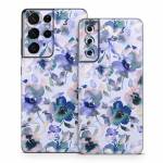 Aquatic Artistic Flowers Samsung Galaxy S21 Series Skin
