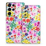 Artful Little Flowers Samsung Galaxy S21 Series Skin