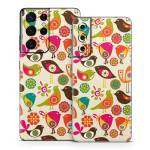 Bird Flowers Samsung Galaxy S21 Series Skin