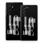 Black Love Samsung Galaxy S21 Series Skin