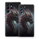 Black Dragon Samsung Galaxy S21 Series Skin