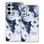 Blue Blooms Samsung Galaxy S21 Series Skin
