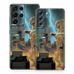 Catzilla Vs Robot Samsung Galaxy S21 Series Skin