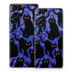 Cat Silhouettes Samsung Galaxy S21 Series Skin