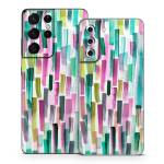 Colorful Brushstrokes Samsung Galaxy S21 Series Skin