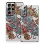 Feather Flower Samsung Galaxy S21 Series Skin