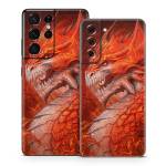 Flame Dragon Samsung Galaxy S21 Series Skin