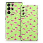 Flamingo Day Samsung Galaxy S21 Series Skin