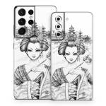 Geisha Sketch Samsung Galaxy S21 Series Skin