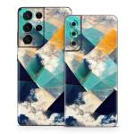 Gold Clouds Samsung Galaxy S21 Series Skin
