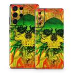Hot Tribal Skull Samsung Galaxy S21 Series Skin