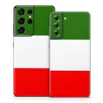Italian Flag Samsung Galaxy S21 Series Skin