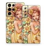 Lady Sunflower Samsung Galaxy S21 Series Skin