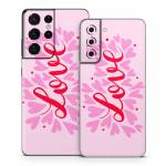 Love Hearts Samsung Galaxy S21 Series Skin
