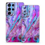 Marbled Lustre Samsung Galaxy S21 Series Skin