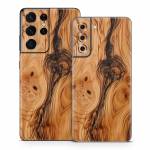 Olive Wood Samsung Galaxy S21 Series Skin