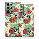 Panda Flowers Samsung Galaxy S21 Series Skin