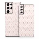 Patterned Hearts Samsung Galaxy S21 Series Skin