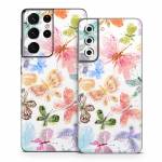 Pastel Butterflies Samsung Galaxy S21 Series Skin