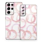 Pink Circles Samsung Galaxy S21 Series Skin