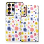 Red Blue Dots Samsung Galaxy S21 Series Skin