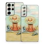 Relaxing on Beach Samsung Galaxy S21 Series Skin