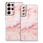Satin Marble Samsung Galaxy S21 Series Skin