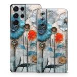 Steampunk Flowers Samsung Galaxy S21 Series Skin