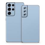Solid State Blue Mist Samsung Galaxy S21 Series Skin