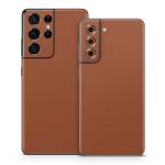 Solid State Cinnamon Samsung Galaxy S21 Series Skin