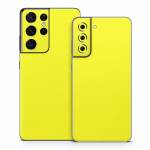 Solid State Lemon Samsung Galaxy S21 Series Skin