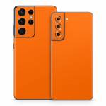Solid State Pumpkin Samsung Galaxy S21 Series Skin