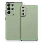 Solid State Sage Samsung Galaxy S21 Series Skin
