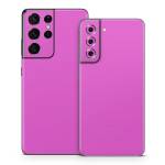 Solid State Vibrant Pink Samsung Galaxy S21 Series Skin