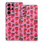 Strawberries Samsung Galaxy S21 Series Skin