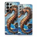 Steampunk Seahorse Samsung Galaxy S21 Series Skin