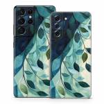 Teal and Indigo Samsung Galaxy S21 Series Skin