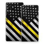 Thin Yellow Line Hero Samsung Galaxy S21 Series Skin