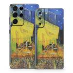 Cafe Terrace At Night Samsung Galaxy S21 Series Skin